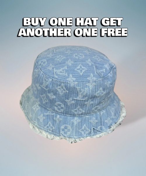 LV001 - Monogram Denim Bucket Hat
