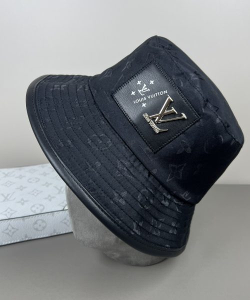 LV062 - Monogram Canvas Bucket Hat Black