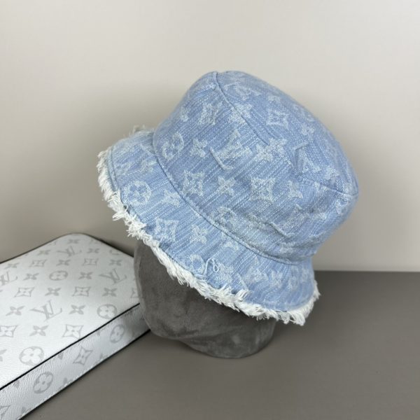 LV001 - Monogram Denim Bucket Hat - Image 7