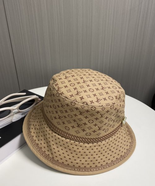 LV050 - Monogram Canvas Bucket Hat Brown