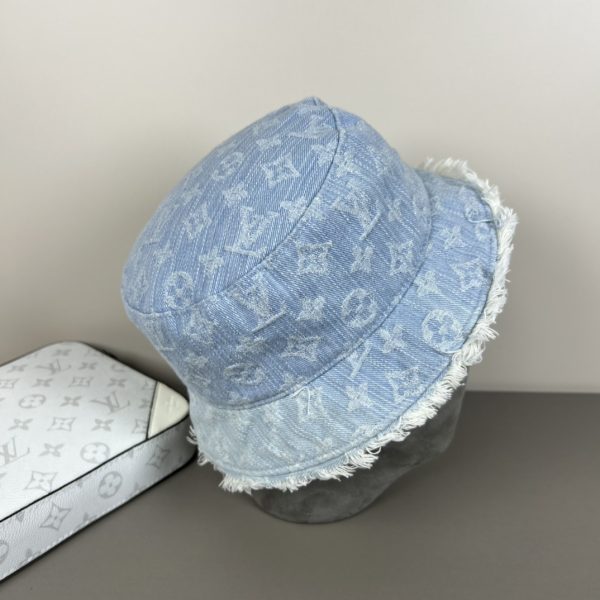 LV001 - Monogram Denim Bucket Hat - Image 5