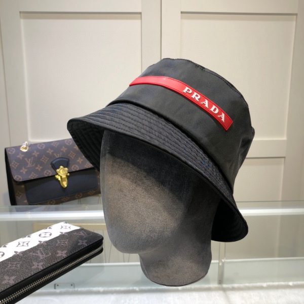 PR001 - Monogram Canvas Bucket Hat Black - Image 3