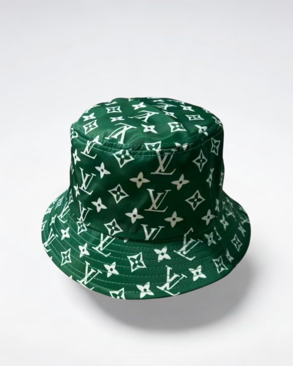 LV007 - Monogram Canvas Bucket Hat Green - Image 2