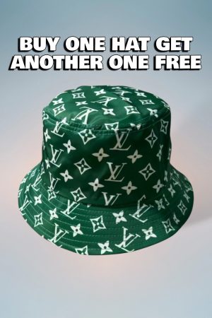 LV007 - Monogram Canvas Bucket Hat Green