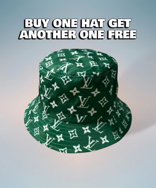 LV007 - Monogram Canvas Bucket Hat Green