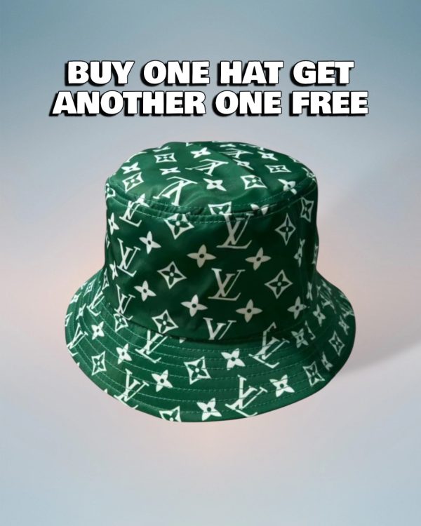 LV007 - Monogram Canvas Bucket Hat Green