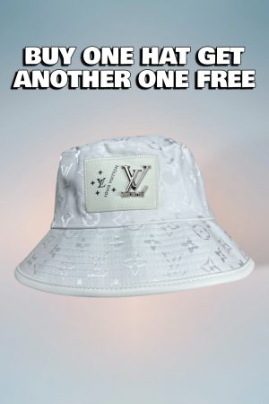 LV061 - Monogram Canvas Bucket Hat White