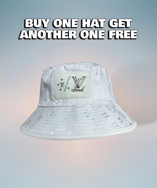 LV061 - Monogram Canvas Bucket Hat White