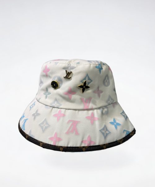 LV039 - Monogram Canvas Bucket Hat White