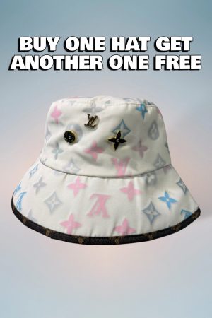 LV039 - Monogram Canvas Bucket Hat White
