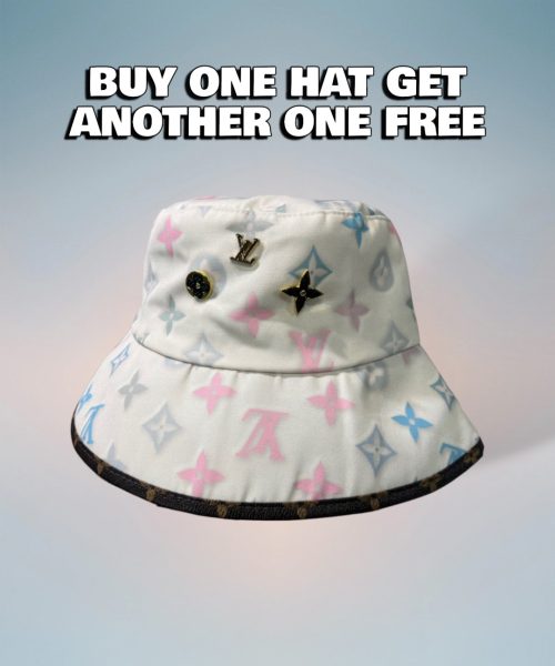 LV039 - Monogram Canvas Bucket Hat White
