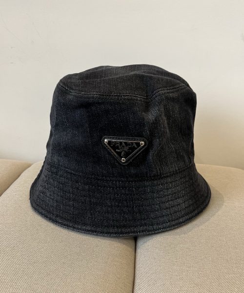PR003 - Monogram Canvas Bucket Hat Black
