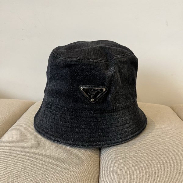 PR003 - Monogram Canvas Bucket Hat Black - Image 5