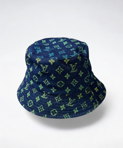 LV032 - Monogram Yellow Denim Bucket Hat