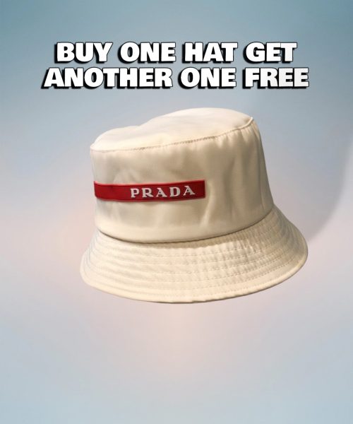 PR002 - Monogram Canvas Bucket Hat Cream