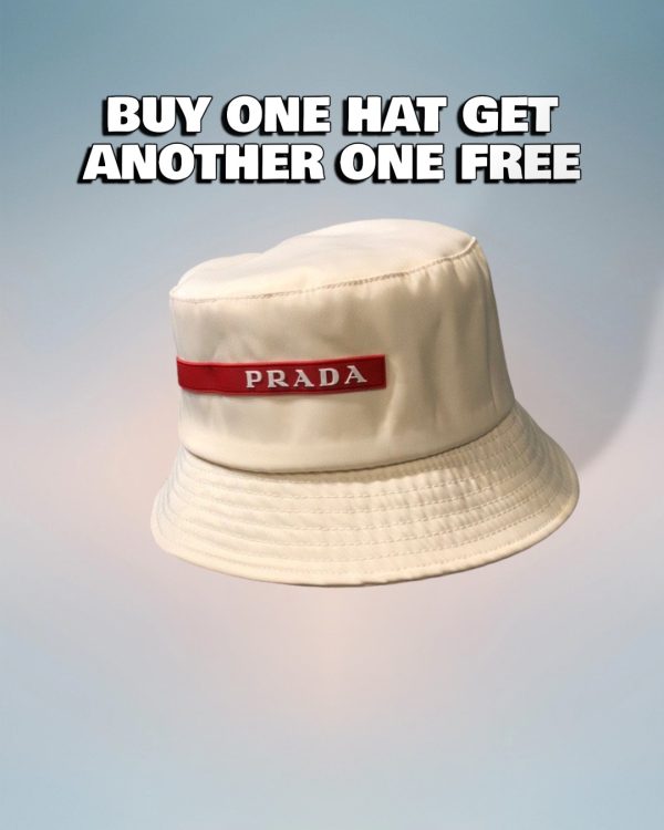 PR002 - Monogram Canvas Bucket Hat Cream