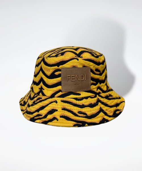 FD004 - Monogram Canvas Bucket Hat Brown