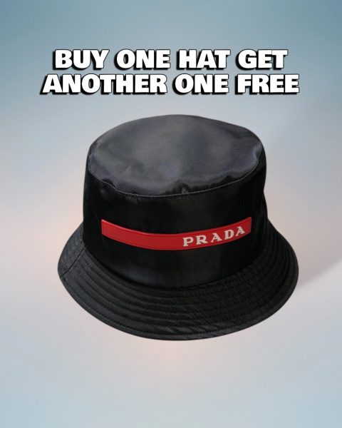 PR001 - Monogram Canvas Bucket Hat Black