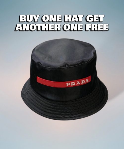 PR001 - Monogram Canvas Bucket Hat Black