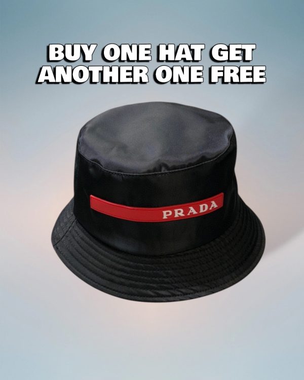 PR001 - Monogram Canvas Bucket Hat Black