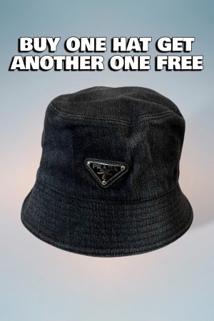 PR003 - Monogram Canvas Bucket Hat Black