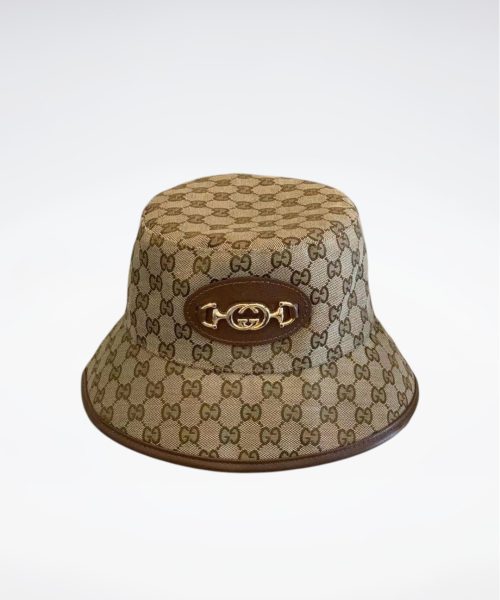 GC005 - Monogram Canvas Bucket Hat Brown