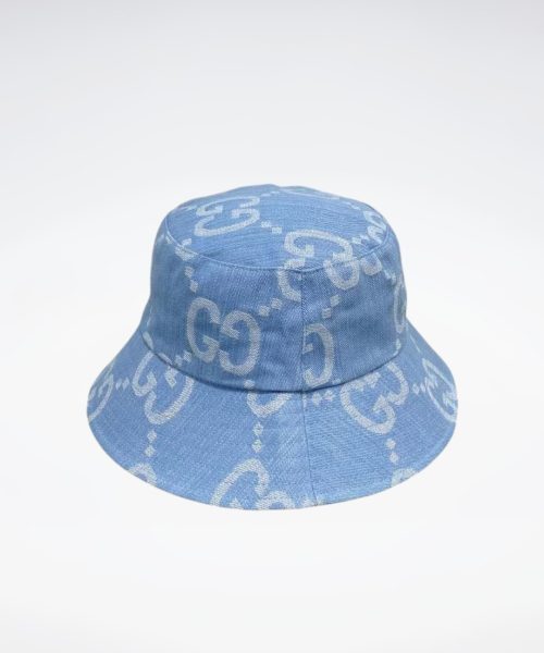 GC003 - Monogram Canvas Bucket Hat Blue