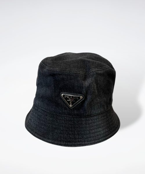 PR003 - Monogram Canvas Bucket Hat Black