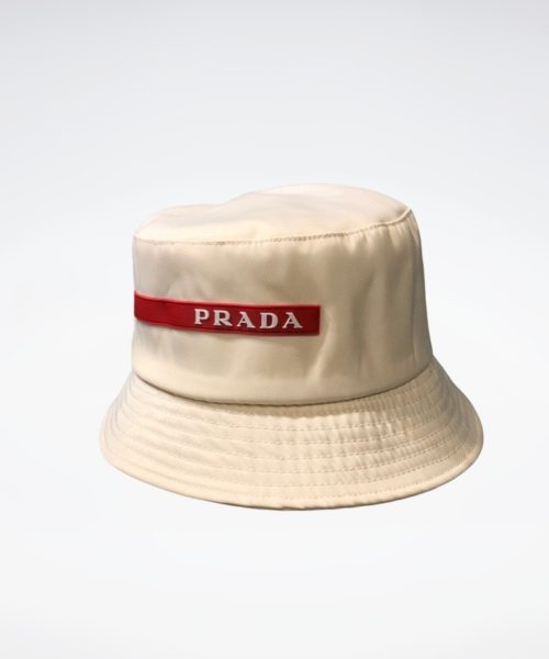 PR002 - Monogram Canvas Bucket Hat Cream