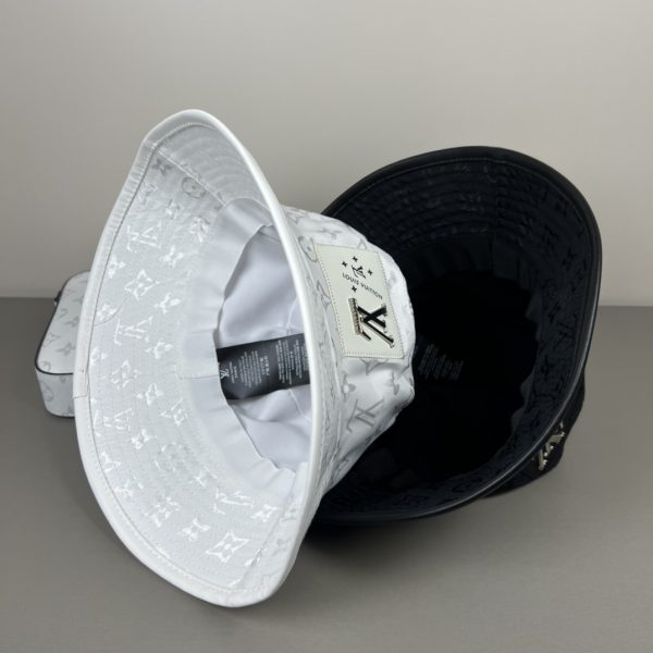 LV062 - Monogram Canvas Bucket Hat Black - Image 10