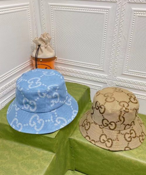 GC002 - Monogram Canvas Bucket Hat Brown