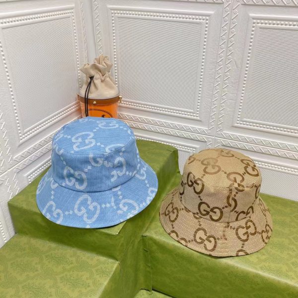 GC002 - Monogram Canvas Bucket Hat Brown - Image 8