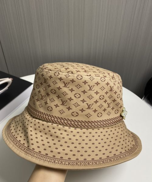 LV050 - Monogram Canvas Bucket Hat Brown