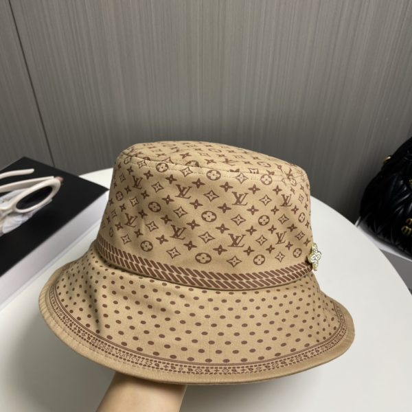 LV050 - Monogram Canvas Bucket Hat Brown - Image 7