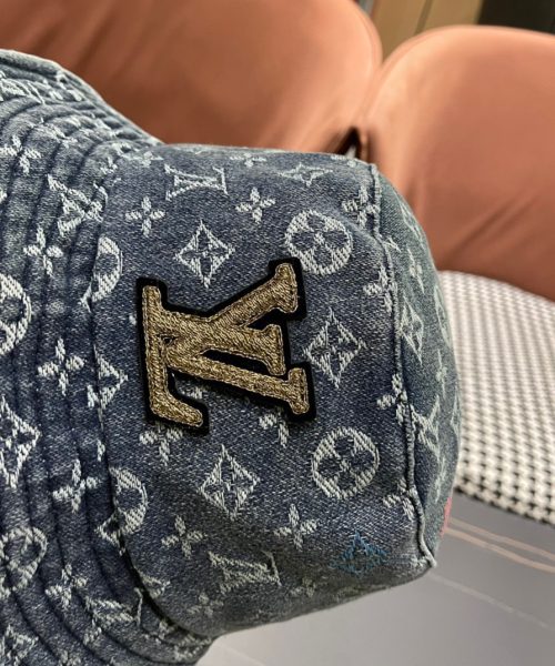 LV059 - Monogram Denim Bucket Hat Blue
