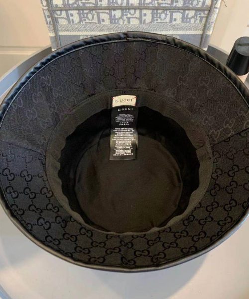 GC004 - Monogram Canvas Bucket Hat Black