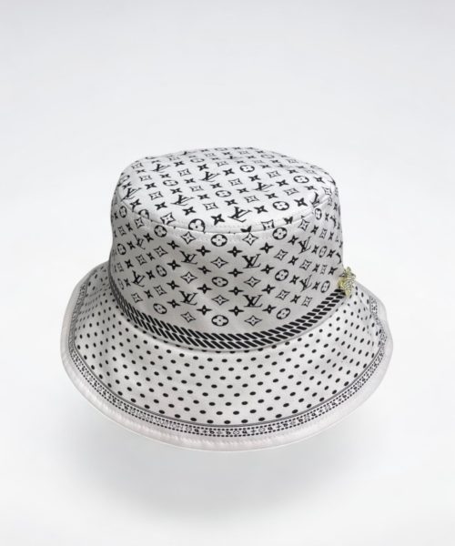 LV048 - Monogram Canvas Bucket Hat White