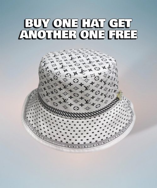 LV048 - Monogram Canvas Bucket Hat White