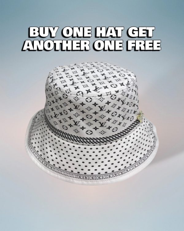 LV048 - Monogram Canvas Bucket Hat White