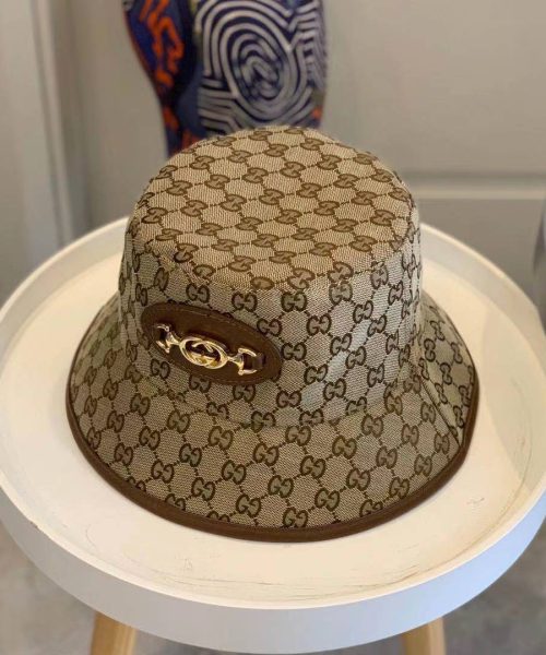 GC005 - Monogram Canvas Bucket Hat Brown