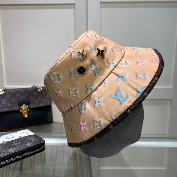 LV038 - Monogram Canvas Bucket Hat Beige - Image 6