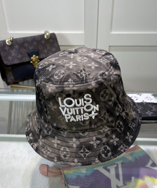 LV063 - Monogram Canvas Bucket Hat Brown