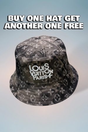 LV063 - Monogram Canvas Bucket Hat Brown