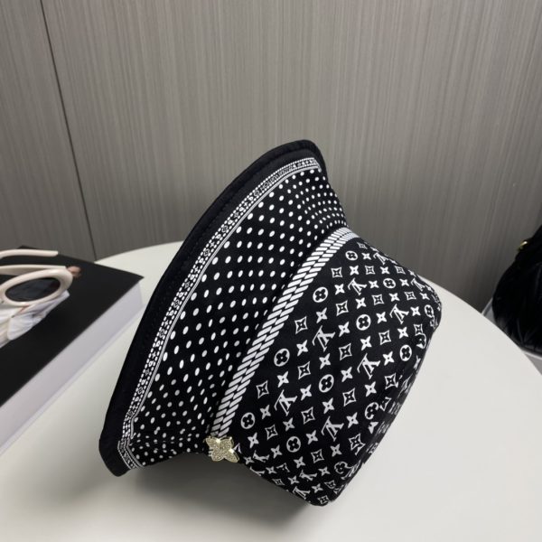 LV049 - Monogram Canvas Bucket Hat Black - Image 8