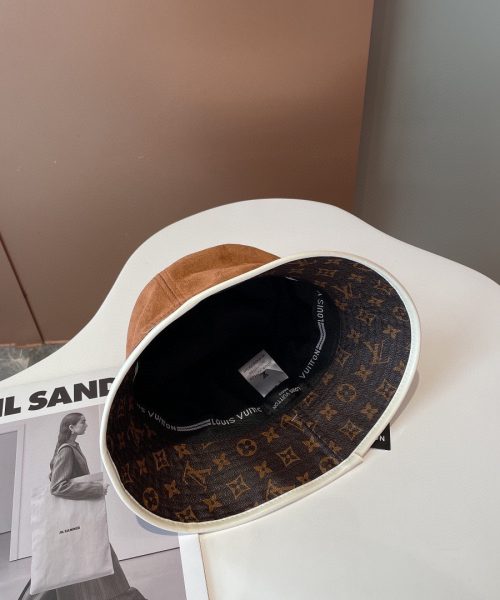 LV030 - Monogram Canvas Bucket Hat Brown