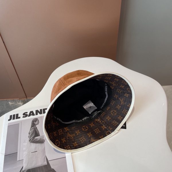 LV030 - Monogram Canvas Bucket Hat Brown - Image 5