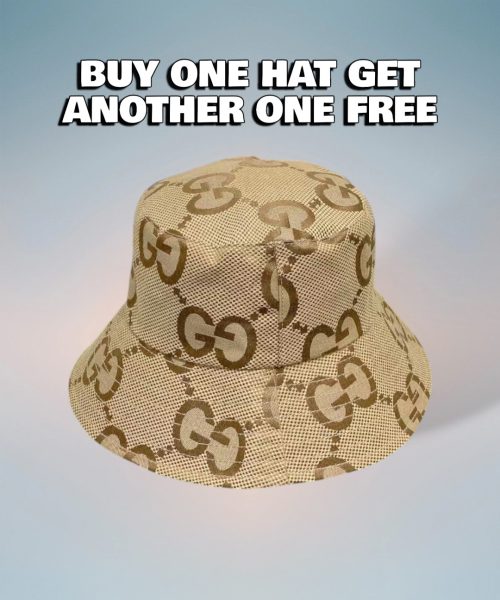 GC002 - Monogram Canvas Bucket Hat Brown