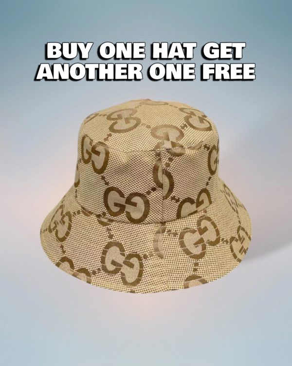 GC002 - Monogram Canvas Bucket Hat Brown