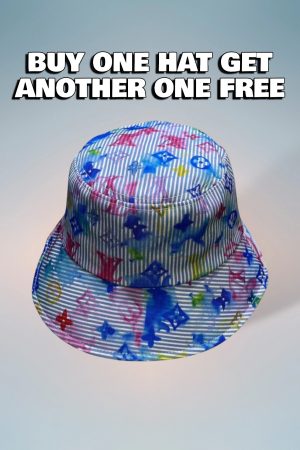 LV011 - Monogram Canvas Bucket Hat Multi Color