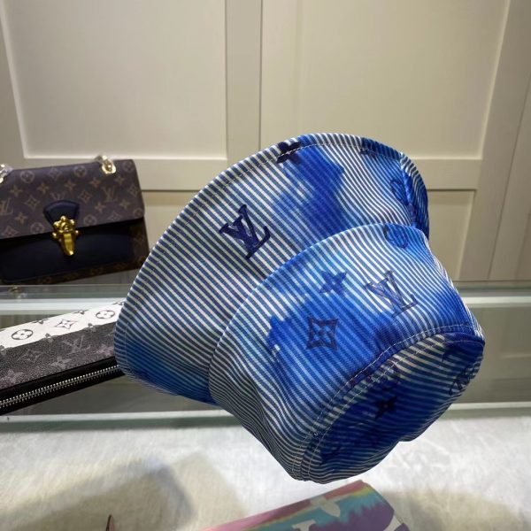 LV010 - Monogram Canvas Bucket Hat Blue - Image 5